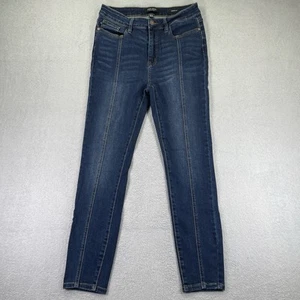 Judy Blue Jeans Damen 9/29 Blau Skinny Fit High Rise Stretch Front Seam Denim - Bild 1 von 12