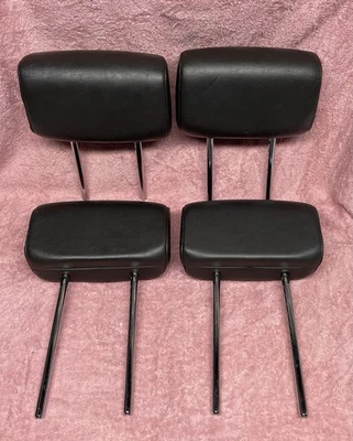 Infiniti QX56 2004-2010 segunda y tercera fila reposacabezas-conductor-pasajero-cuero negro Foto 1 de 4