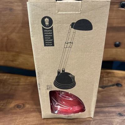 Vintage IKEA Espressivo Red Telescopic Halogen Desk Lamp Work Light 1995 - Image 1 of 4