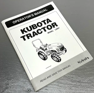 Betriebsanleitung für Kubota L2501 HST GST Traktor Besitzer Wartungseinstellungen - Bild 1 von 10