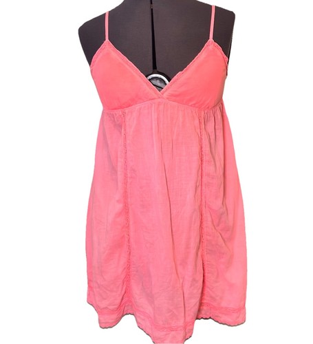 UNDERCOVER Vintage Y2K Victoria Secret rosa bambola bambino slip on camicia da notte mini abito medio M