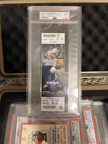 Colin Kaepernick Takes a Knee 1st Time Full Ticket PSA 10 49ers NFL FOOTBALL Cover