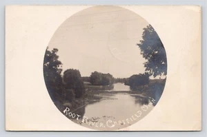 RPPC Root River Chatfield Minnesota Birdseye View VTG Photo c1907 Postcard - Picture 1 of 4