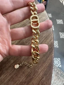 neu Chunky Armband Kette CD Gold Edelstahl - Bild 1 von 5
