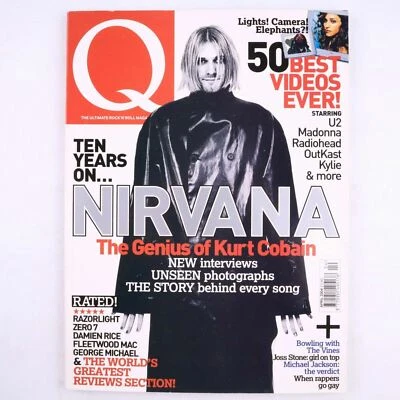 Q Magazine April 2004 Ten Years On... Nirvana The Genius Of Kurt Cobain - Image 1 of 4