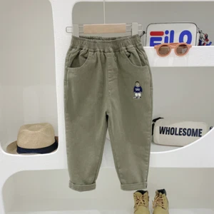 Boys Cartoon Spring Casual Pants Medium Children's Spring Clothes Boys Pants - Picture 1 of 15