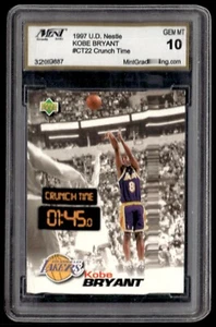 1997-98 Upper Deck Nestlé Crunch Time #22 Kobe Bryant MGS 10 gemas como nuevo - Imagen 1 de 2