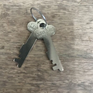 2x Diebold 17570 Schlüssel zur sicheren Aufbewahrung vorgeschnitten 11032871G 0,06""T x 0,38""W - Bild 1 von 3