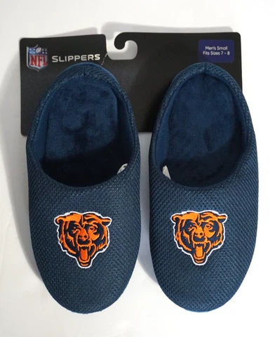 Foco NFL Chicago Bears Men's Slippers | Size Small (7-8) Cover