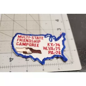 Multi-State Friendship Camporee - KY-74 - W.VA.-75 - PA -76 Pfadfinder - Vintage - Bild 1 von 3