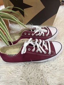 Men’s Converse Chuck Taylor All Star Ox Maroon Size 11.5 - Bild 1 von 10