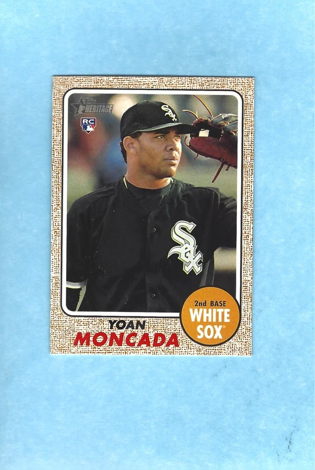 2017 TOPPS HERITAGE 117 ACTION SP Yoan MONCADA WHITE SOX RC Rookie NM to MINT - Image 1 of 1