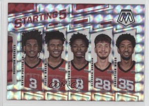 2021 Mosaic Starting 5 Alperen Sengun Christian Wood Jae'Sean Tate #27 Rookie RC