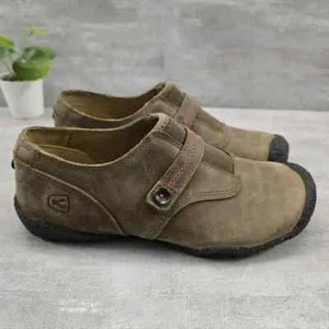 Keen Carlisle Women's Brown Leather Comfort Slip On Flats Loafers Size 6.5 - Picture 1 of 6