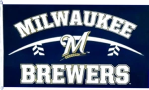 MLB Milwaukee Brewers 3`X5' Heavy Duty Single Ply Flag - Picture 1 of 1