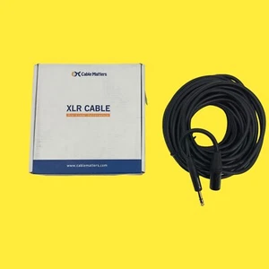 CABLE MATTERS XLR CABLE PRO-GRADE MICROPHONE CABLE 10FT #978 z31/13 - Picture 1 of 7