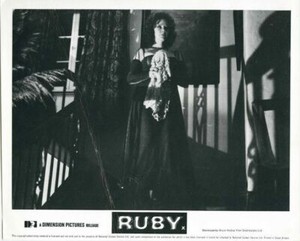 Ruby 1977 original 8x10 lobby card Piper Laurie on staircase