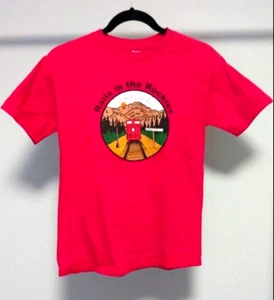 Vintage Rails in the Rockies, Estes Park T-shirt Size Junior L - Picture 1 of 5