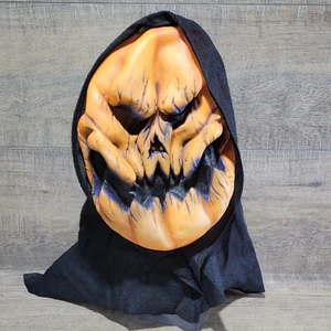 Máscara de Halloween de colección con capucha cara demoníaca espantapájaros calabaza talla única  - Imagen 1 de 9