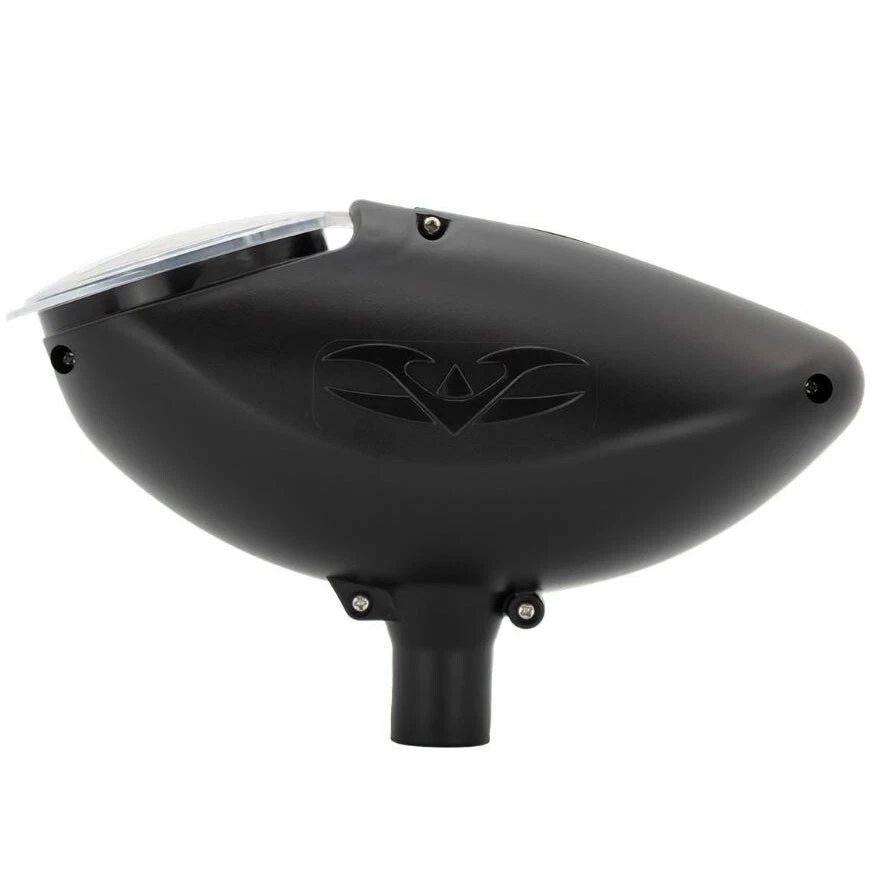 Tolva cargadora Valken Paintball MAX+ 200ª redonda alimentada por gravedad .68cal negra Foto 1 de 1