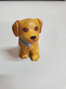 Brown Puppy Dog Figure - Littlest Pet Shop Splash Happy - LPS  1993 Kenner - Picture 1 of 4