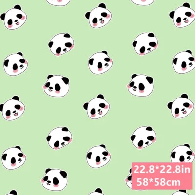 20张熊猫印花包装纸花束礼物包装23x23 — 第 1/4 张图片