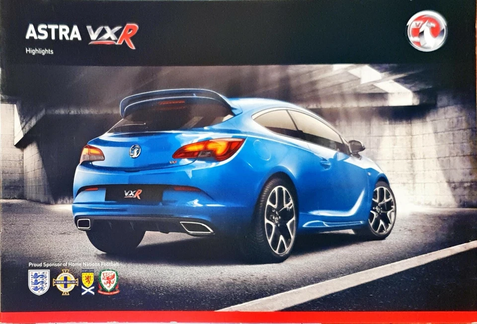 Vauxhall Astra VXR Brochure 2012 - Image 1 of 1