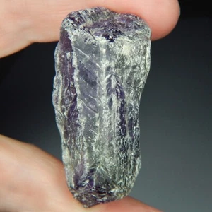 Cetro de punta extraída natural amatista púrpura sin calentar 145,8 quilates grado faceta Bolivia - Imagen 1 de 7