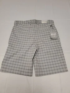 Pantaloncini casual da passeggio casual Greg Norman da uomo frontali piatti firma serie taglia 32 nuovi - Foto 1 di 8