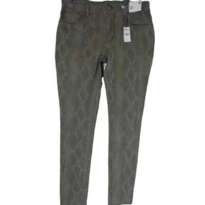 Express 8 x 30" Snakeskin Stretch Mid Rise Legging jeans leggings animal print - Picture 1 of 8