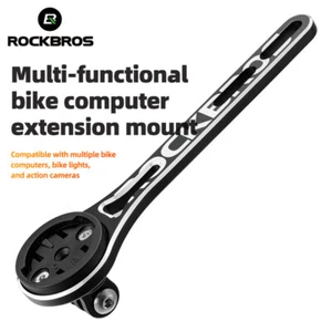 ROCKBROS Bike Mount Out Front Extended Bicycle Computer Mount for Garmin Edge - Picture 1 of 11
