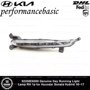 92208E6000 Genuine Day Running Light Lamp RH 1p for Hyundai Sonata Hybird 16-17 - Picture 1 of 2