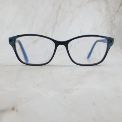 Marco de gafas Vera Bradley para mujer azul floral plástico borde completo 53-15-135 Foto 1 de 4