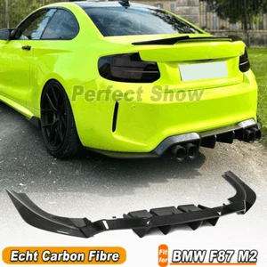 Per BMW 2 Coupe F87 M2 2015-2019 Diffusore Posteriore Carbonio Diffusore Spoiler Attacco Posteriore - Foto 1 di 12