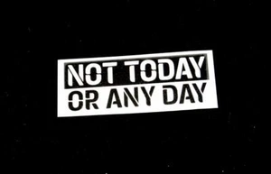 Official Not today or any day Racism Football League Badge/Patch Player Size FL - Picture 1 of 1