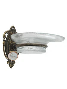 Accesorios de Baño Puerta Jabon Latón Pulido Y Vidrio, Estilo Imperio wc3 - Imagen 1 de 3