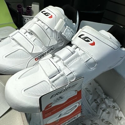 Zapato de ciclismo Louis Garneau Copal para hombre: blanco talla 5 de EE. UU., UE 38 Foto 1 de 4