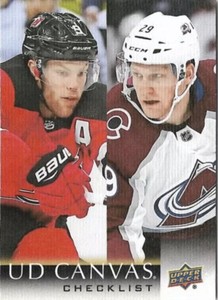 2018-19 UPPER DECK SERIES 1 CANVAS U-PICK FROM LIST  COMBINED SHIPPING