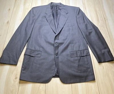 Blazer Corneliani cinza de dois botões feito na Itália masculino tamanho 46R - Imagem 1 de 4
