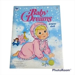 Vintage Baby Dreams Papierpuppe unbenutzt 1976 #1982 Whitman Ideal Doll ungeschnitten - Bild 1 von 5