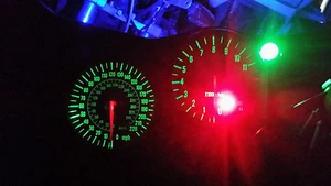 led clock upgrade kit lightenUPgrade GREEN KAWASAKI ZX12R - Picture 1 of 3