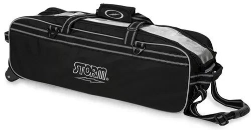 Storm Tournament 3-Ball Tote Bowling Bag Black - Brand New - Free Ship!