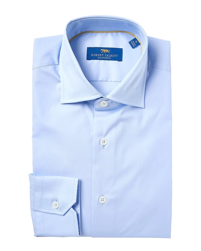 Robert Talbott  Reynolds Solid Poplin Dress Shirt Men's - Image 1 of 1