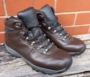 Hi-Tec Eurotrek Dri-Tec Womens Brown Walking Hiking Boots Size UK5 EU38 - Picture 1 of 11