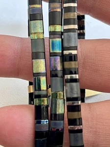 Konplott Armbänder Set Tilala Schwarz Gold Silber elastisch - Bild 1 von 4