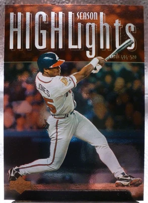 1997 Upper Deck Season Highlights Andruw Jones #324 Atlanta Braves NM/MT - Image 1 of 2