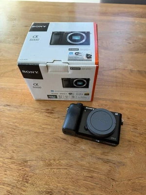 Sony A6000 24.3 MP Mirrorless Digital SLR Camera - Black - Image 1 of 4