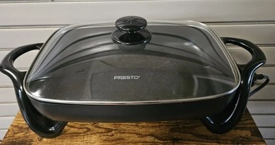 Sartén Plancha Eléctrica Presto con Cable de Alimentación y Control de Calor de Temperatura Foto 1 de 4