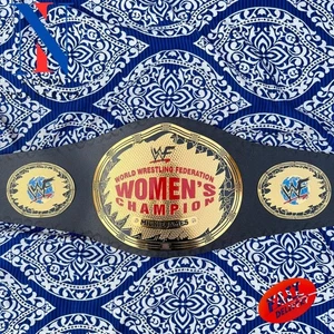 World Wrestling Federation Women Championship Replica Title Belt Brass 2MM - Picture 1 of 4