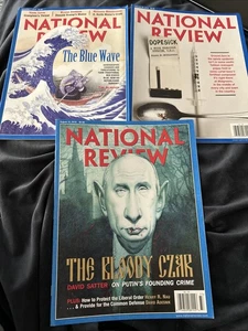 National Review 2016 Magazines Set Of 3 Issues - Foto 1 di 4